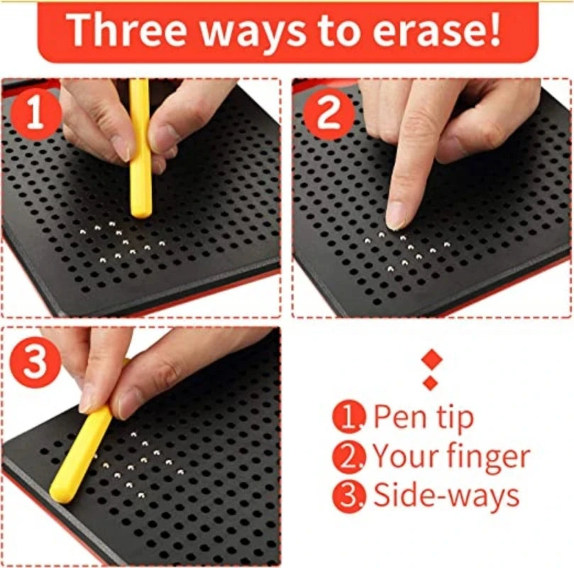 Magnet Ball Sketch Pad β Interactive Drawing Board with Magnetic Stylus for Kids