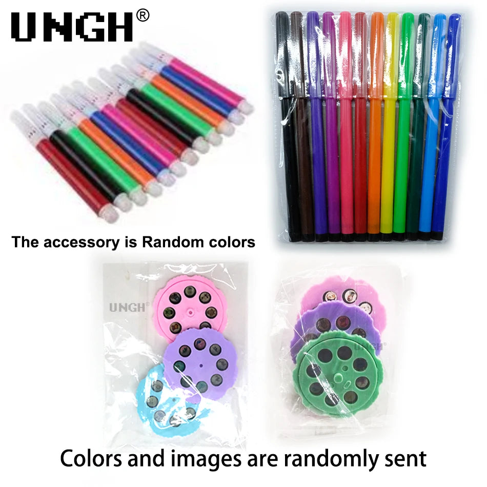 Children’s LED Projector Painting Table – Educational Drawing Desk with Paint Tools