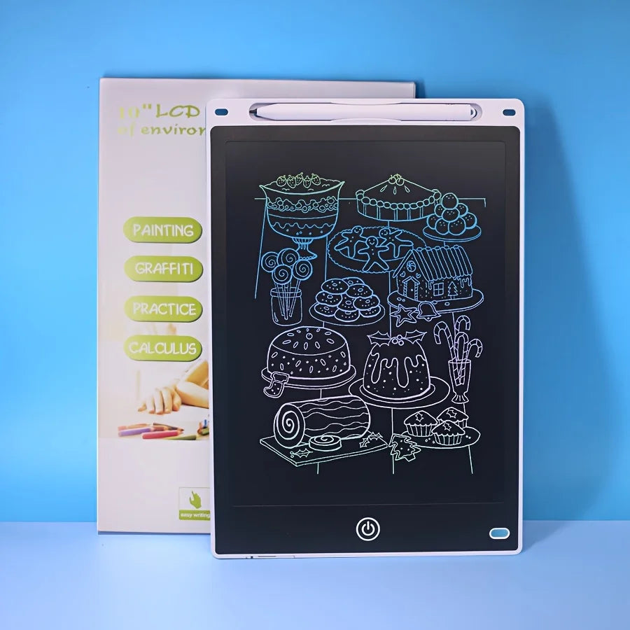 10 Inch LCD Colorful Writing tablet for Kids - Educational