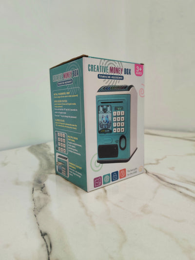 Creative Money Saving Box With Password Protection/Fingerprint For Kids ( Bachat Bank )