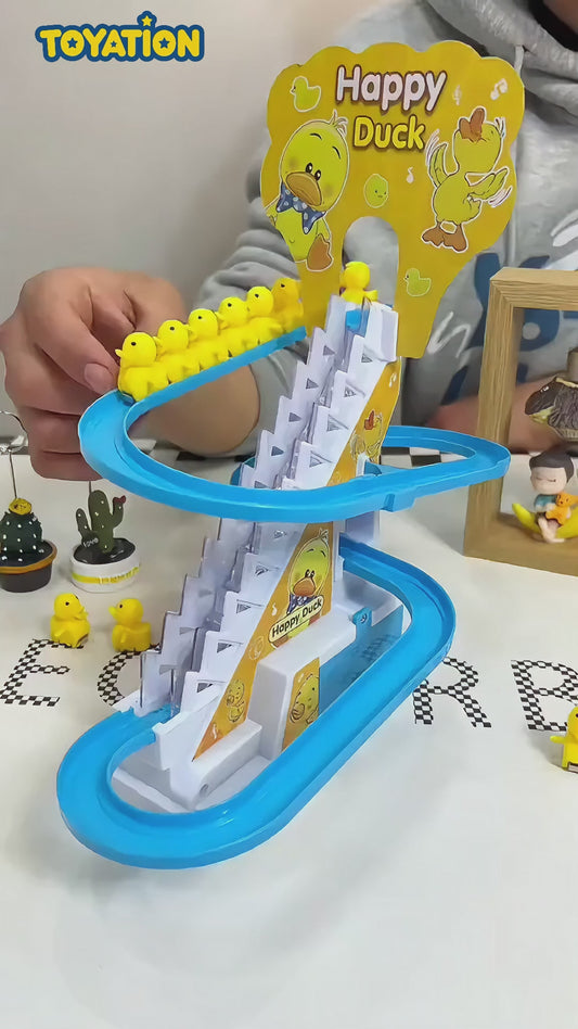 Happy Duck Musical Slide Toy – Fun Duck Track Game for Kids (3+ Years)