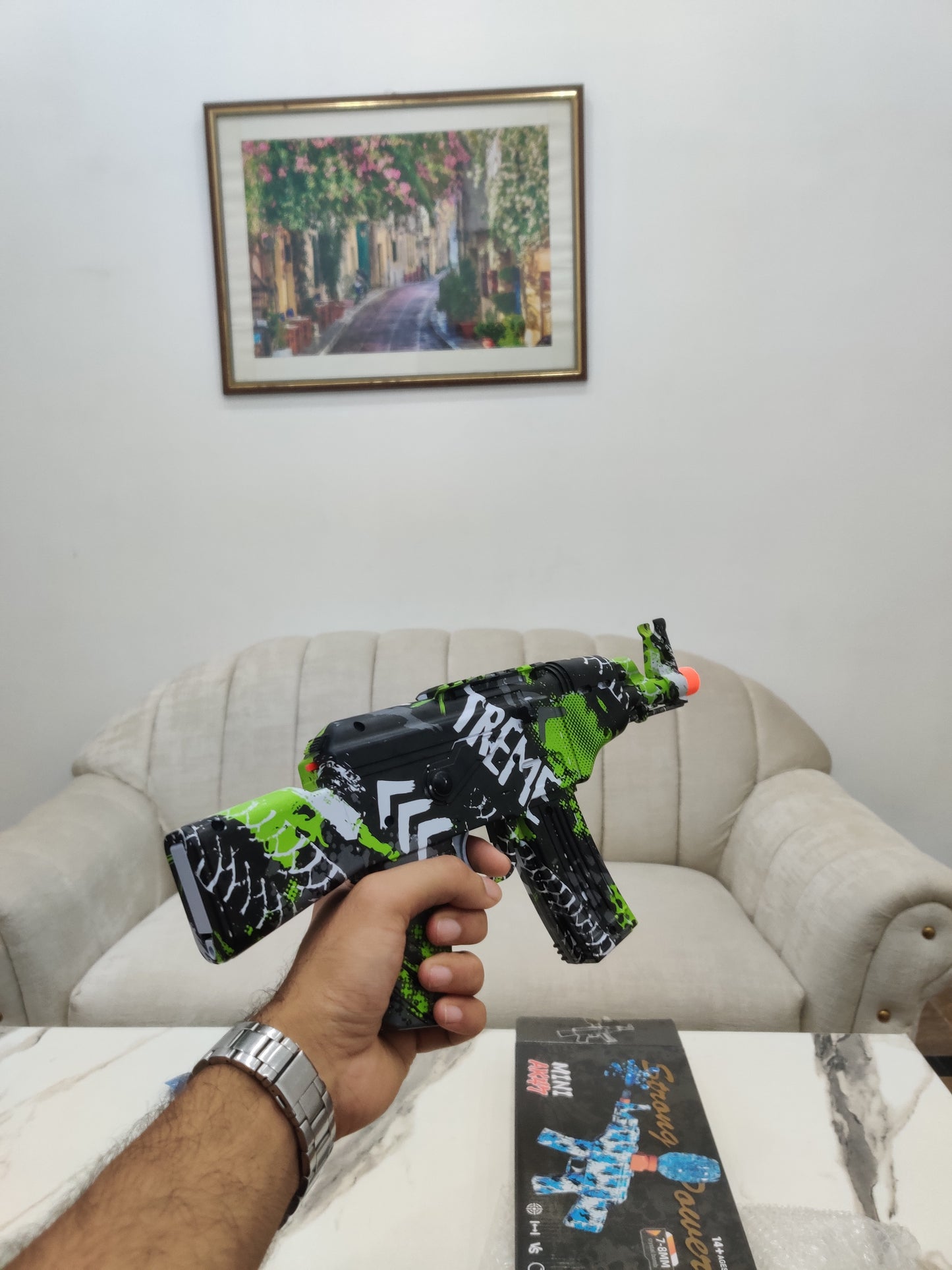 🌟 Mini AK47 Automatic Water Ball Gun – Safe, Fun & Action-Packed Play for Kids 🌟