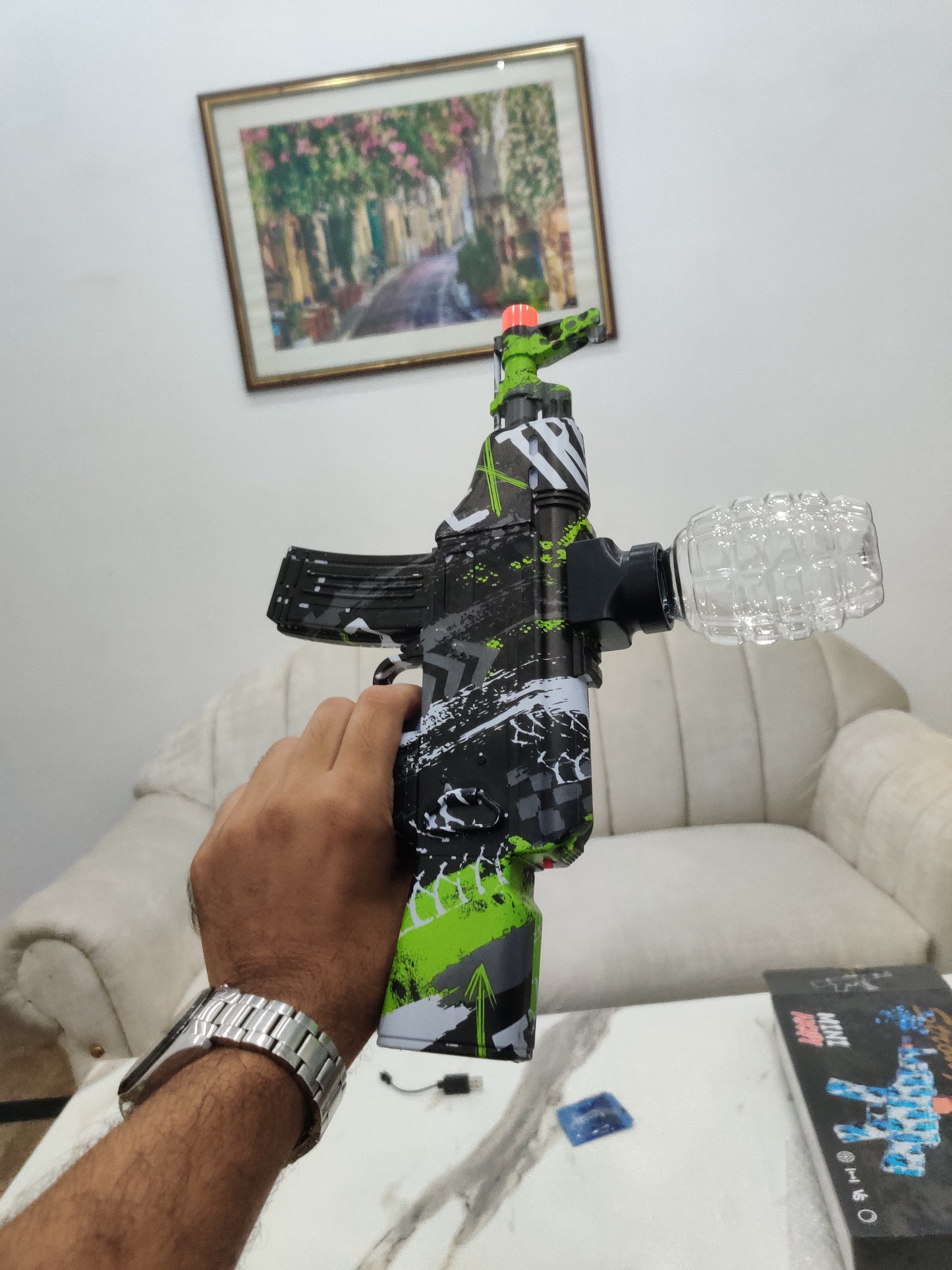 🌟 Mini AK47 Automatic Water Ball Gun – Safe, Fun & Action-Packed Play for Kids 🌟